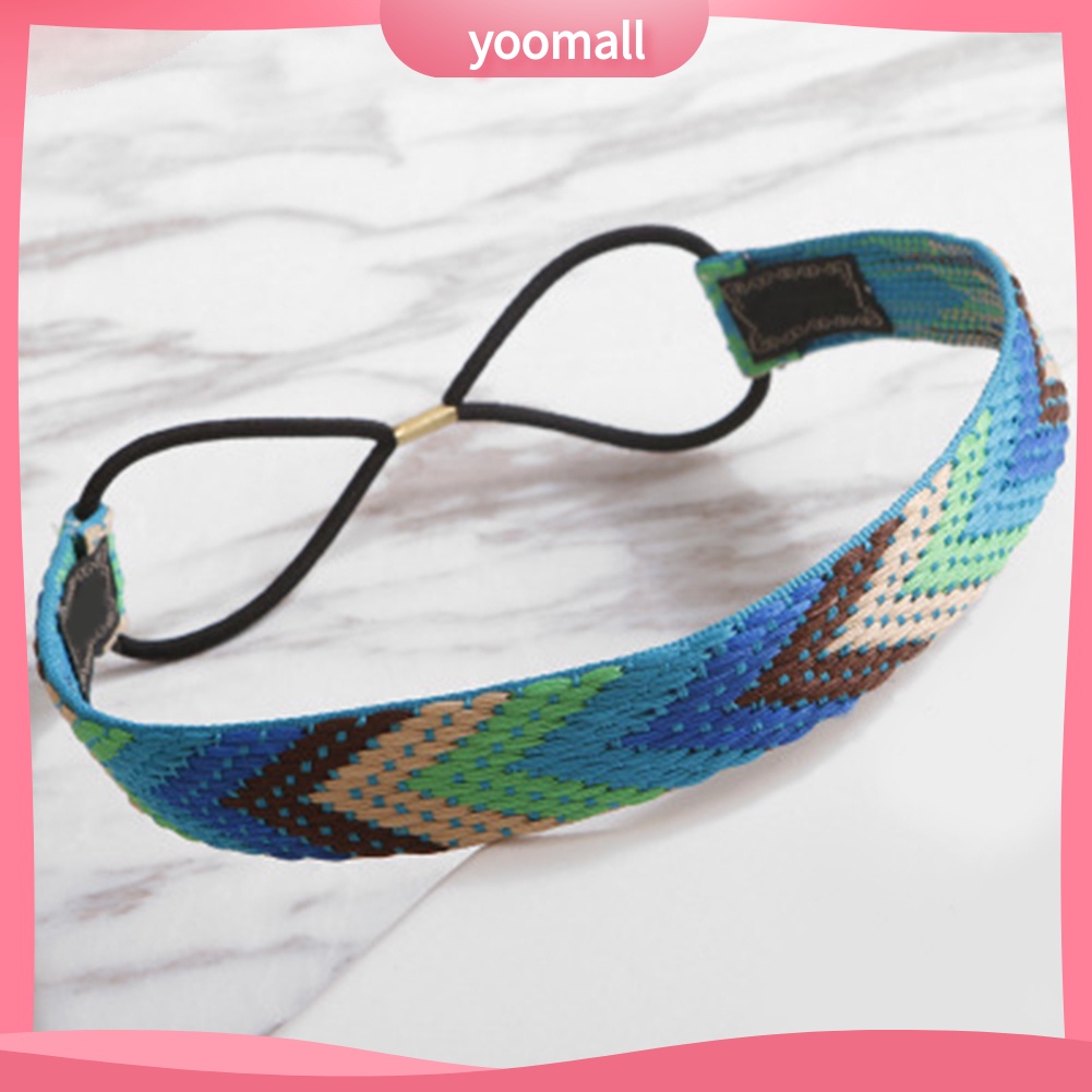 Băng Đô Bện Dây Co Giãn Phong Cách Boho Thời Trang Cho Nữ