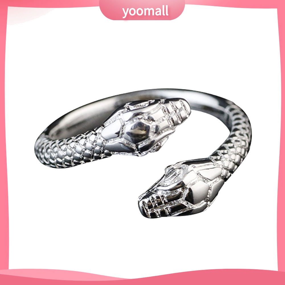 Nhẫn Hai Đầu Rắn Thời Trang Dành Cho Nữ