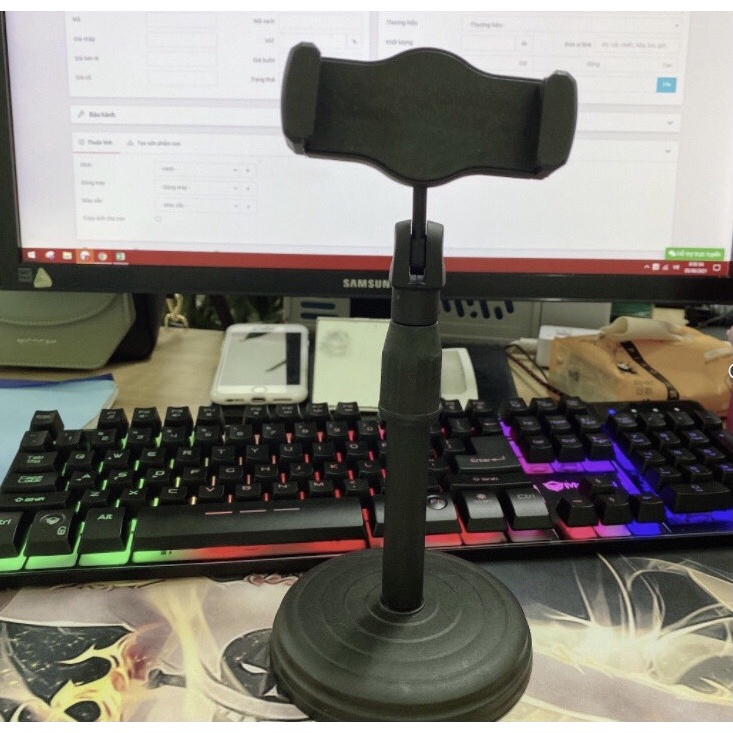 Giá Đỡ Điện Thoại Để Bàn, Quay TikTok, Giá Đỡ Livestream, Xem Video xoay 360 độ L08 -nguyenba egrhytkuyloi