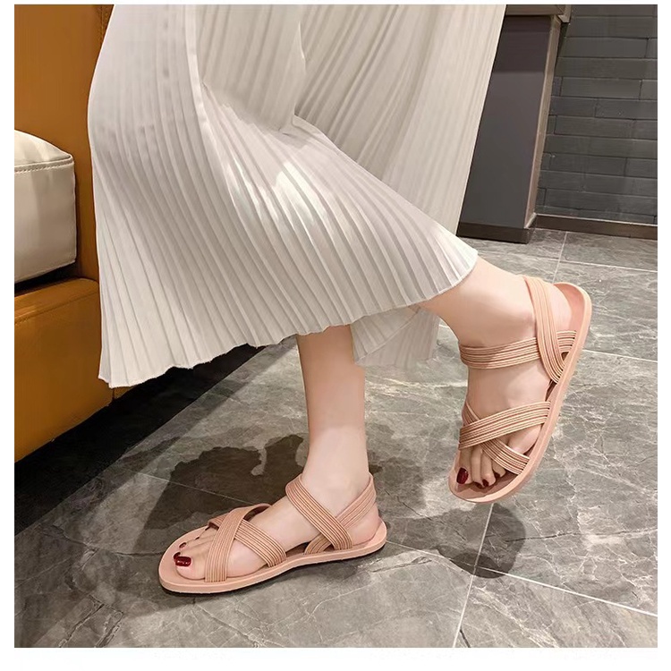 Sandal Đế Bằng Thiết Kế Mới Thời Trang Mùa Hè Dành Cho Nữ
