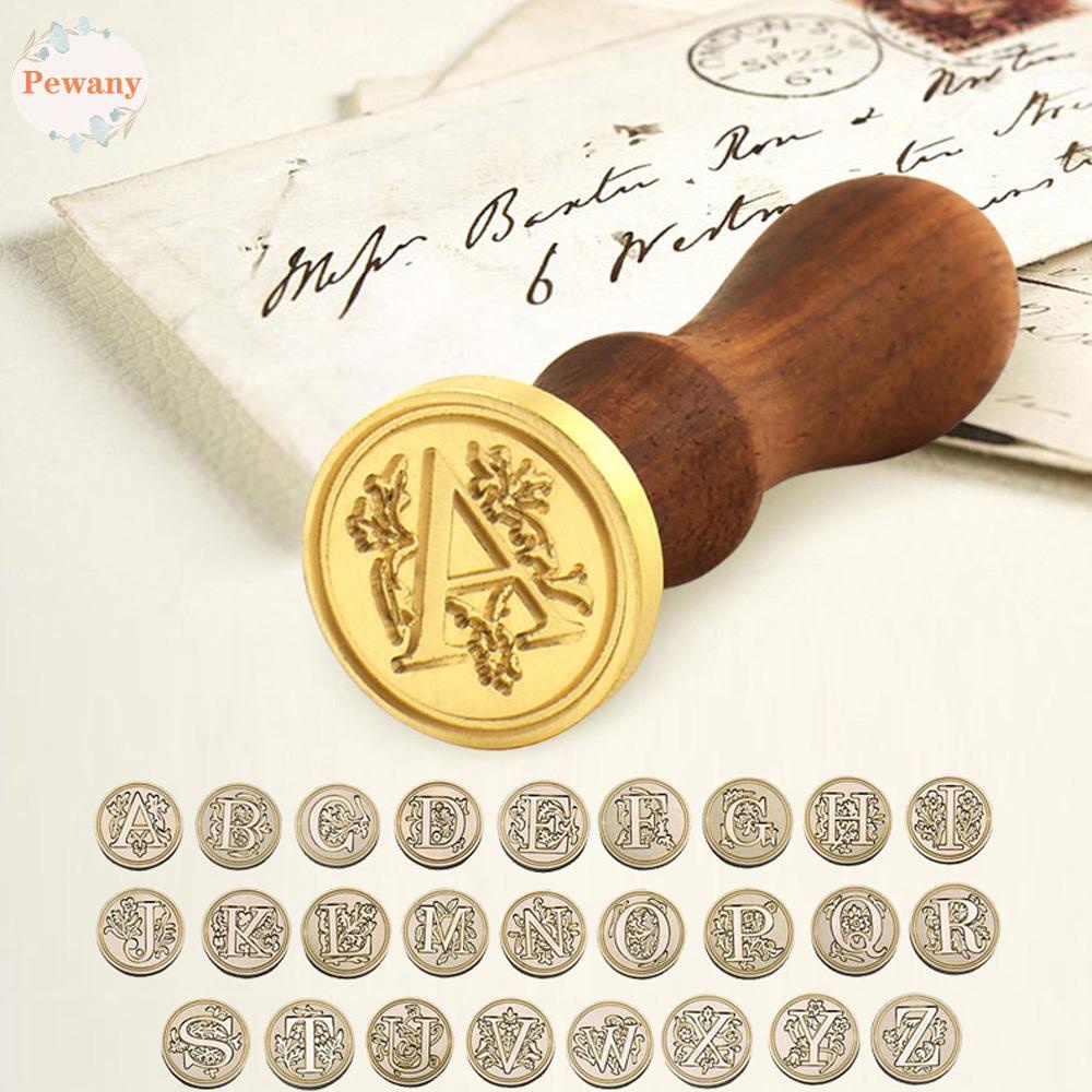 PEWANY Con Dấu Đóng Thư Thay Thế Bằng Đồng Hình 26 Chữ Cái