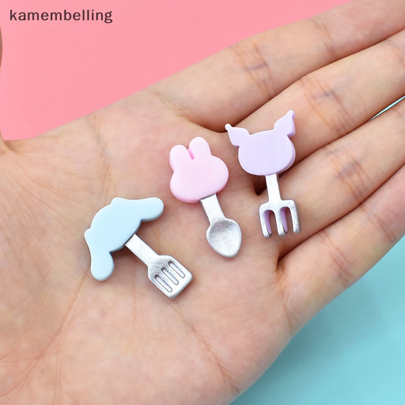 Set 10 Muỗng Nĩa Hoạt Hình Trang Trí Nhà Búp Bê
