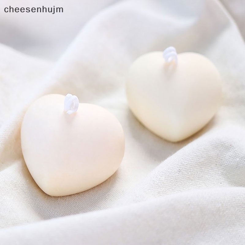 Khuôn Silicone Làm Bánh Hình Trái Tim 3D DIY