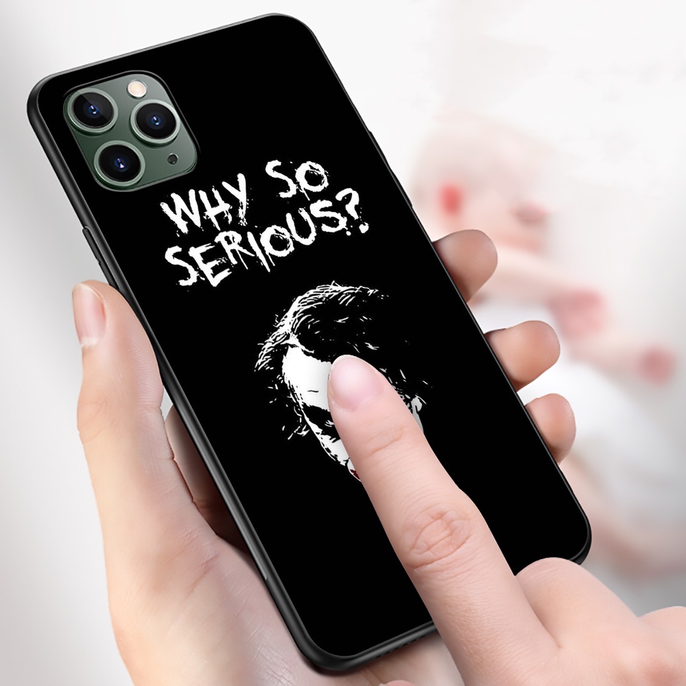 Ốp Điện Thoại Silicon Mềm Hình Joker EG62 Cho iPhone 13 Pro Mini XS Max