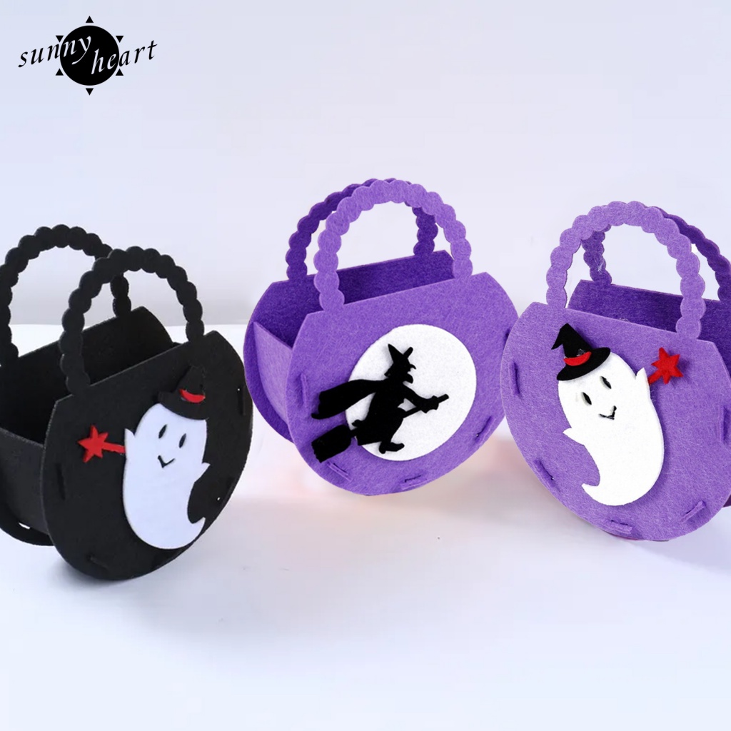 Sunnyheart Túi Đựng Kẹo Halloween rất chuyển động không chỉ có thể được sử dụng như một cái túi kẹo Halloween mà còn có thể được sử dụng như một túi điều trị Halloween...