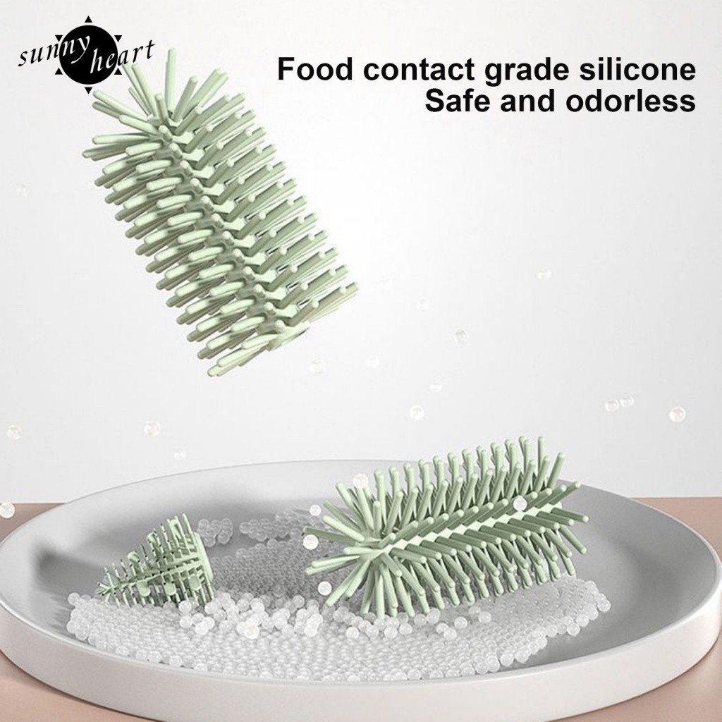 Sunnyheart 1 Bộ Bàn Chải Chai Lọ Được Thiết Kế Với Tay Cầm Tiện Dụng Cung Cấp Một Tay Cầm Thoải Mái Và Dễ Sử Dụng