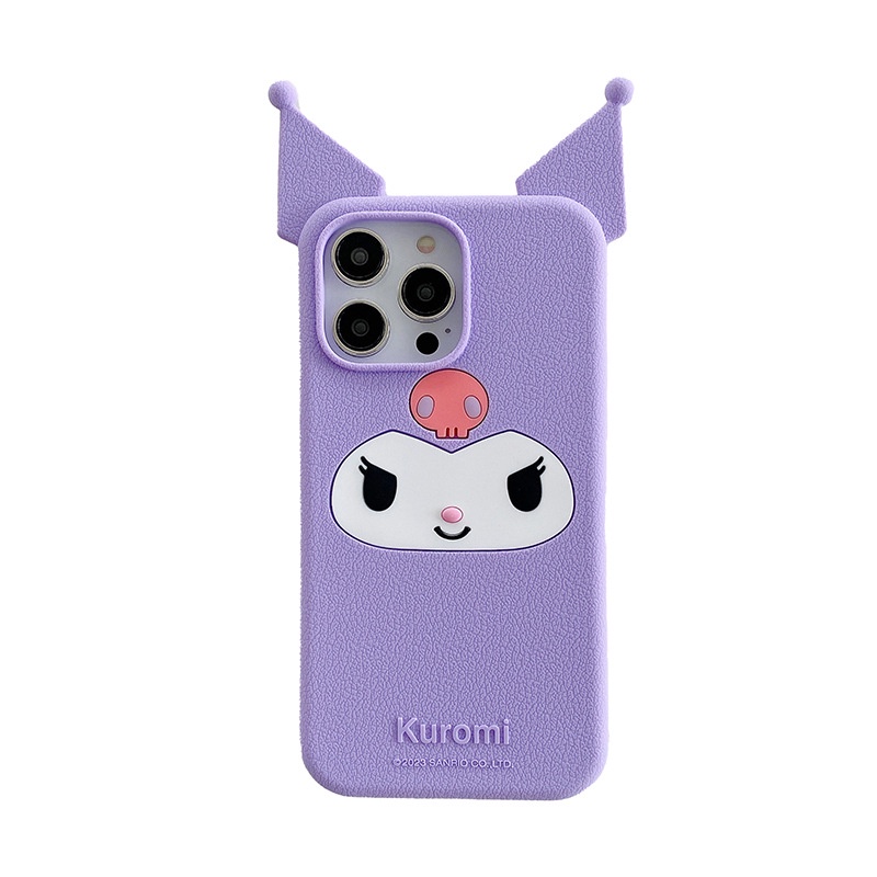 Ốp Điện Thoại Silicon Mềm Họa Tiết Kuromi Melody Hoạt Hình Cho Iphone 14Promax 12Pro 11 13