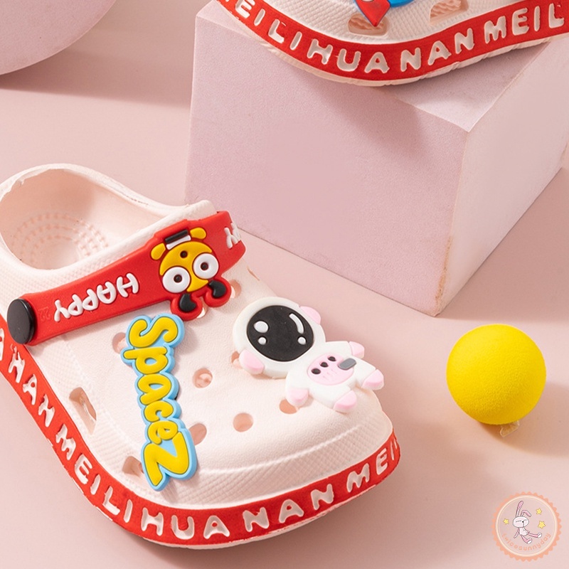 Dép Sandal Đế Mềm Siêu Nhẹ Chống Trượt Họa Tiết Hoạt Hình Dành Cho Trẻ Em 1-3 Tuổi