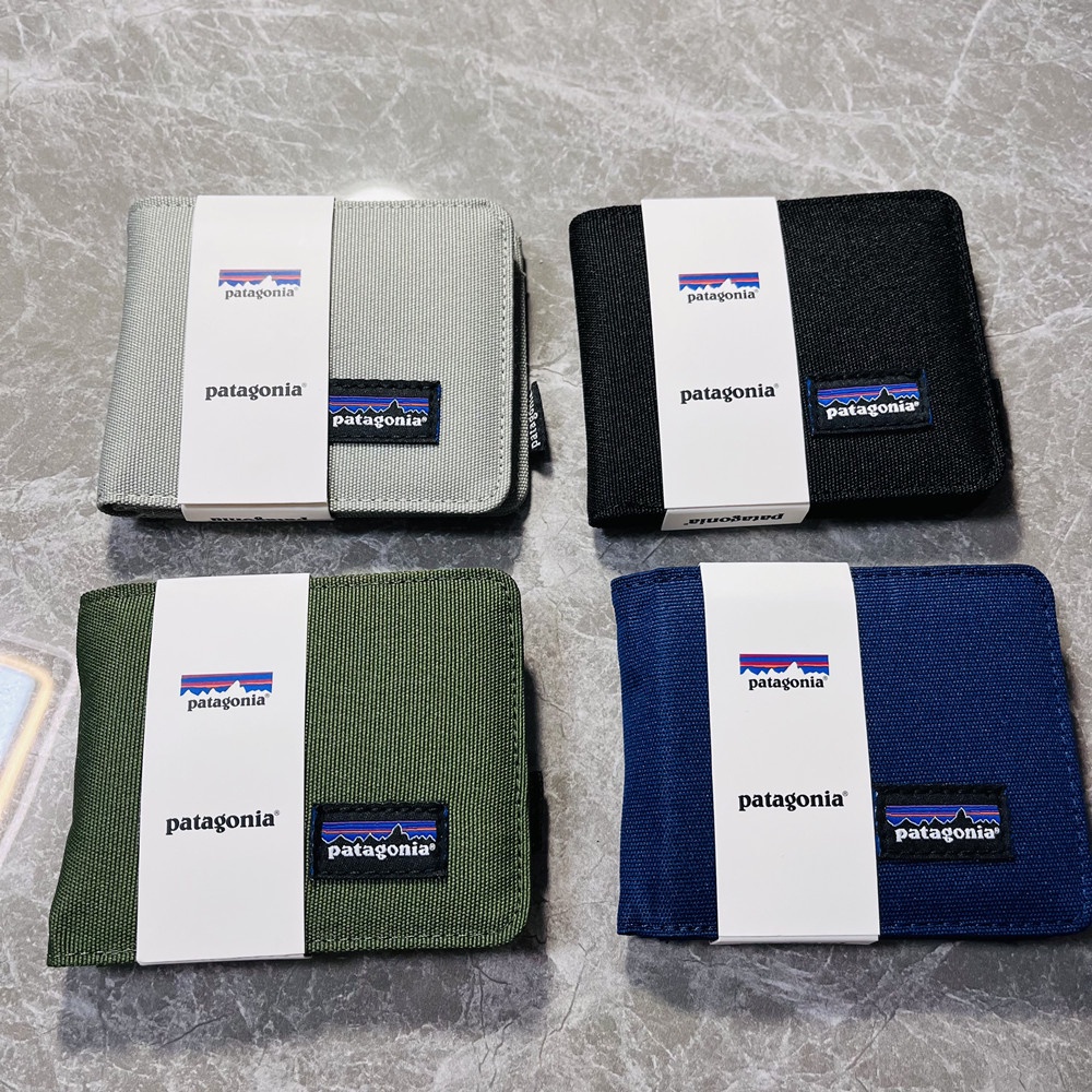 Patagonia Wallet nhiều thẻ ngắn ví sinh viên gấp ví ví thẻ túi