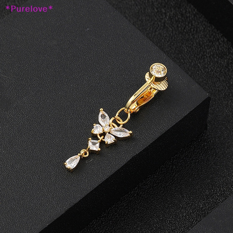 Khuyên Rốn Hình Bướm Đính Đá Xinh Xắn Cho Nữ Mới