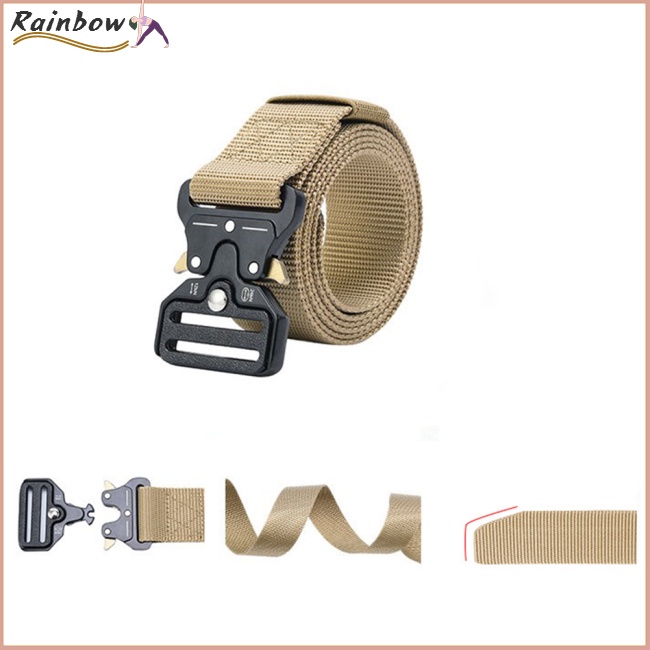 Thắt Lưng Nylon Khóa Hợp Kim Kẽm Hỗ Trợ Luyện Tập Sinh Tồn Ngoài Trời