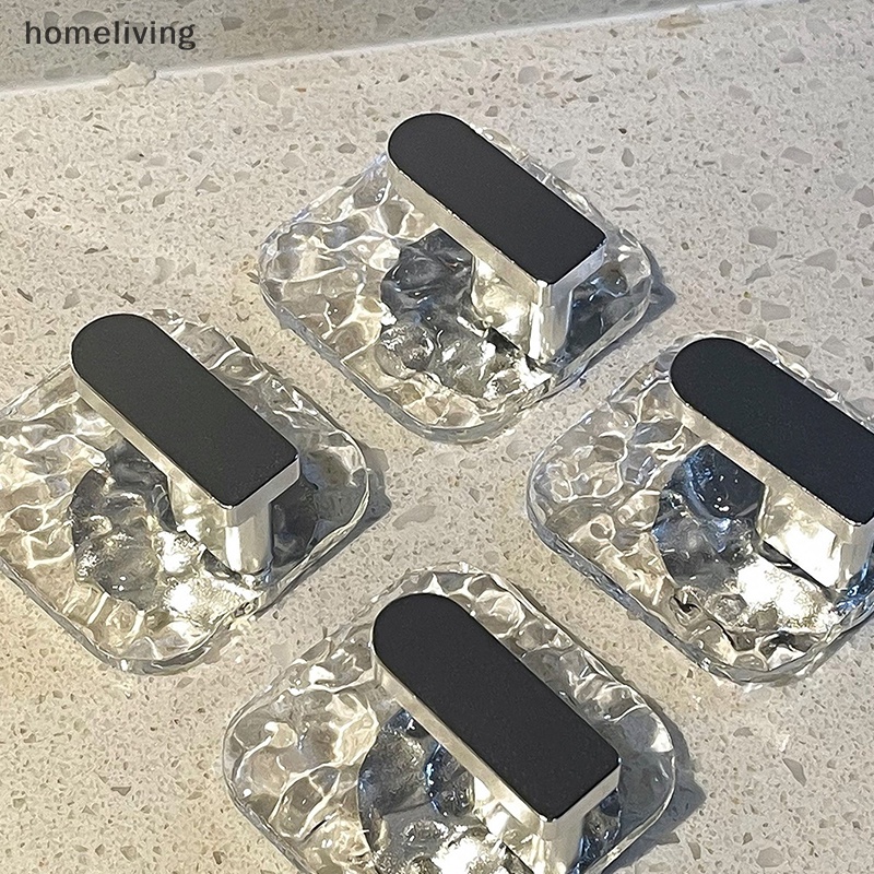 1 Móc Treo Khăn Gắn Tường Bằng Acrylic Chống Rỉ Sét Tiện Dụng Cho Nhà Bếp / Phòng Tắm