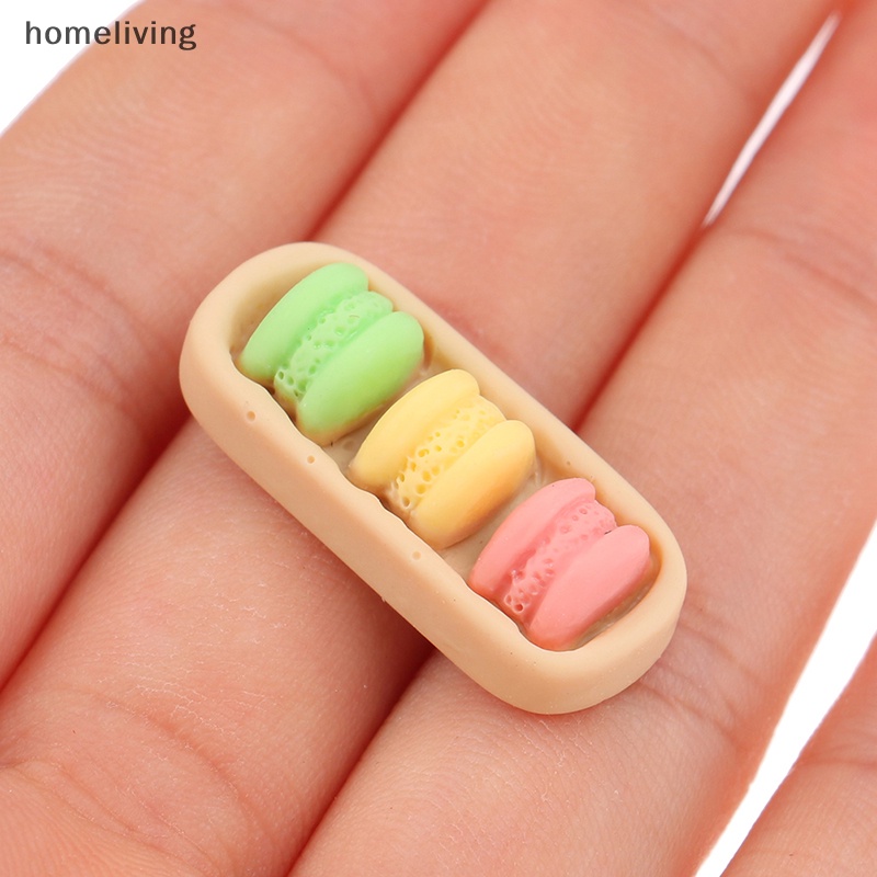 Bộ 10 Bánh Quy Macaron Giả Bằng Resin Dễ Thương Trang Trí Sổ Tay DIY
