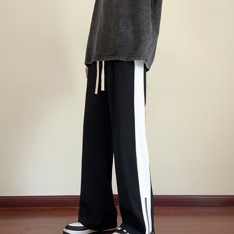 Quần Dài Ống Rộng Cao Cấp Thời Trang Đường Phố Mùa Xuân Thu Cho Nam