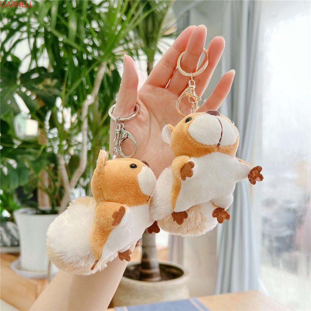 Móc Khóa Hình Đồ chơi nhồi bông Bằng Cotton PP Phong Cách Hàn Quốc Giá Đỡ