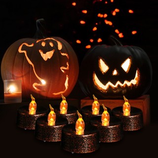 Đèn LED Hình Nến Điện Tử Trang Trí Halloween