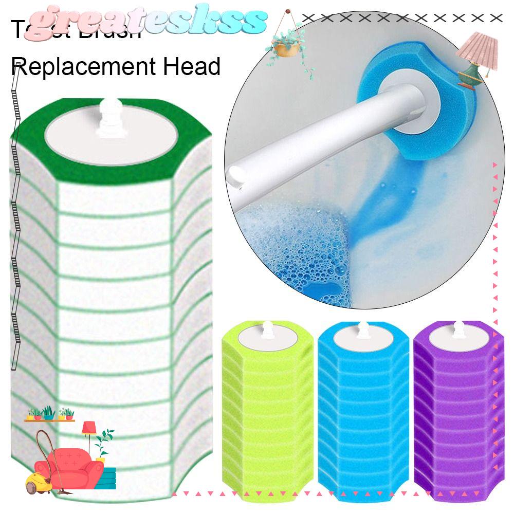 Bộ 10 Bàn Chải Mút Vệ Sinh Toilet Thân Thiện Với Môi Trường
