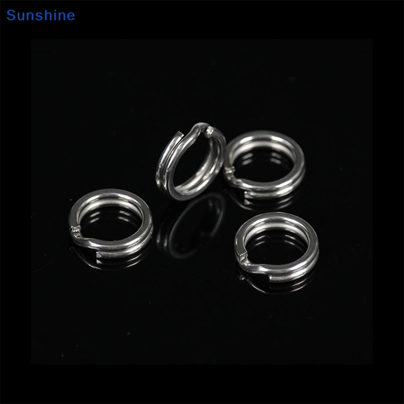 Set 100 Khuyên Thép Không Gỉ 2.5-8MM Dùng Để Nối Mồi Nhử Cá Chuyên Dụng