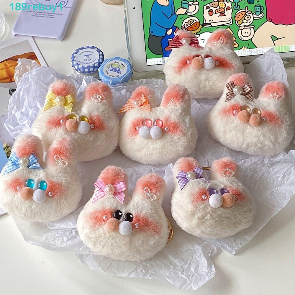 Thỏ Nhồi Bông Mini Mềm Mại Làm Móc Khóa / Điện Thoại REBUY1