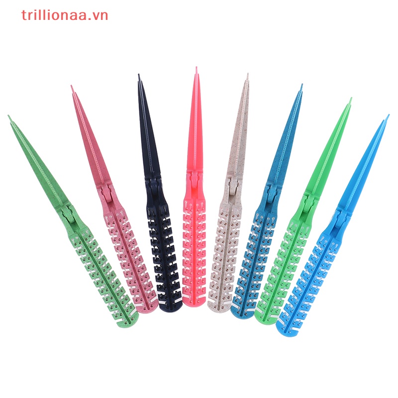 Lược Chải Tóc Hai Đầu Bằng Nhựa Có Thể Gấp Gọn Tiện Lợi Cho Nữ