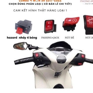 Công tắc nút đỏ hàng nhập thái cho sh 2017-2023 và sh 300i loại xịn