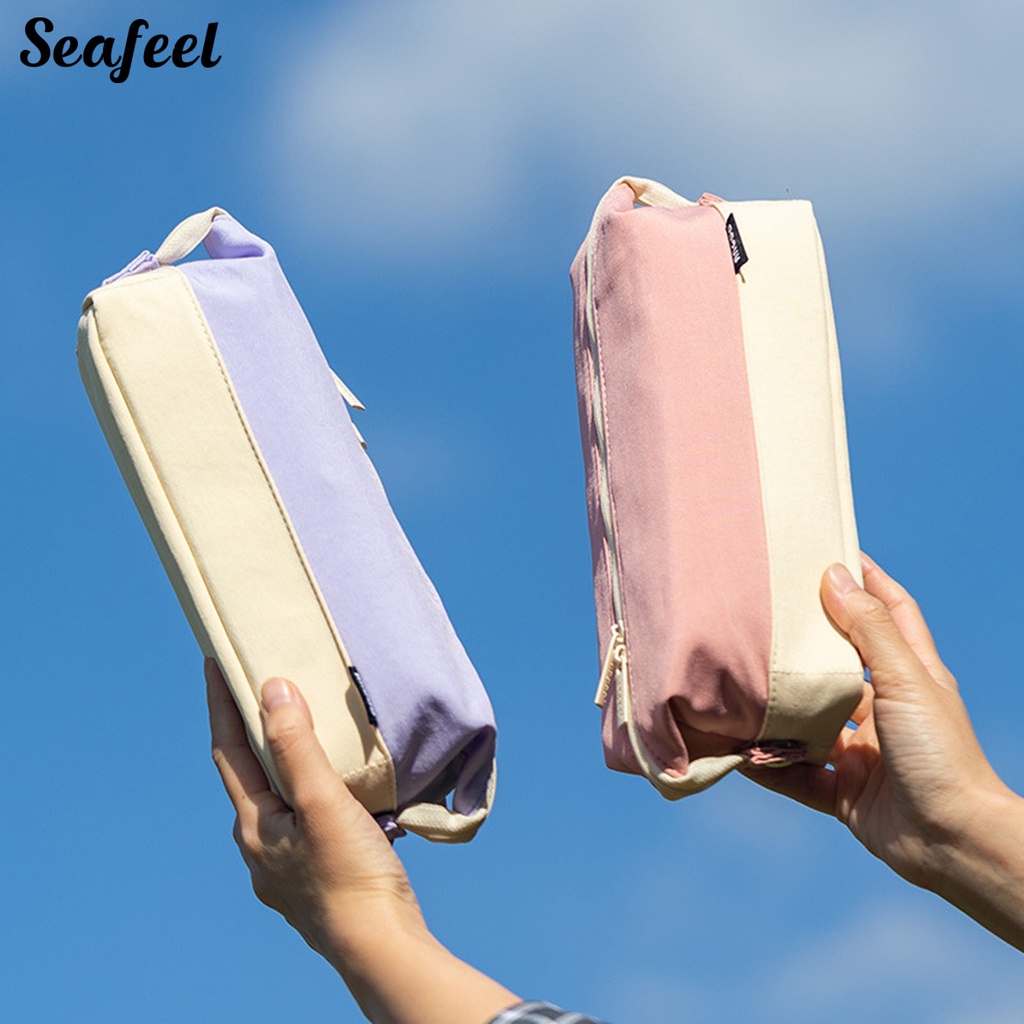 Túi Đựng Bút Đa Năng Sức Chứa Lớn Có Khóa Kéo Nhiều Màu Sắc Phù Hợp Cho Học Sinh