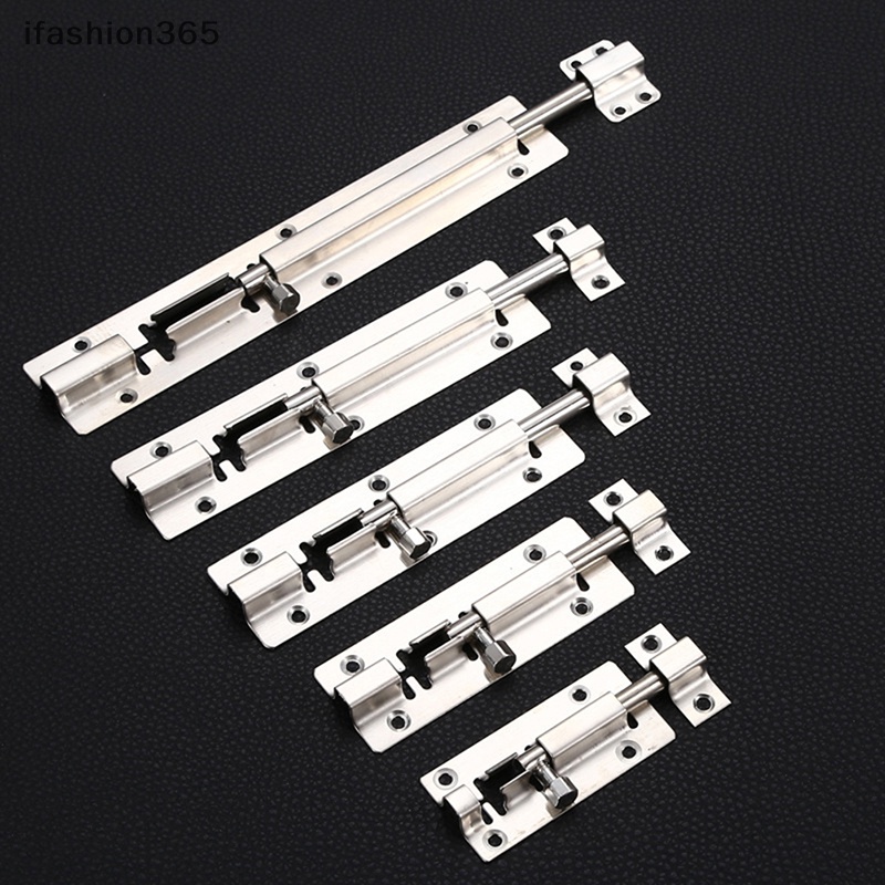 Chốt Cửa Chống Trộm Hình Vuông Bằng Thép Không Gỉ 2-8 inch ifashion365 Chất Lượng Cao