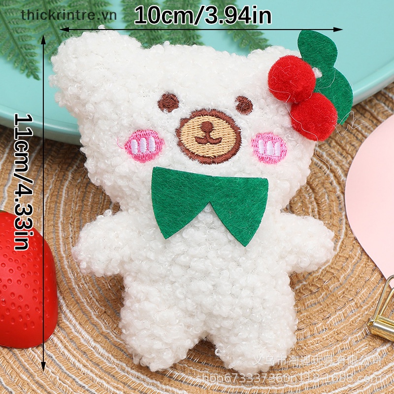 Móc Khóa Hình Cặp Đôi Hoạt Hình Nhồi Bông Đáng Yêu