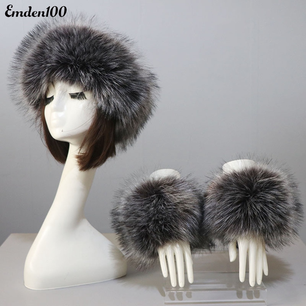 1 Bộ Băng Đô Và Găng Tay Hở Ngón Màu Sắc Thời Trang Cho Nữ