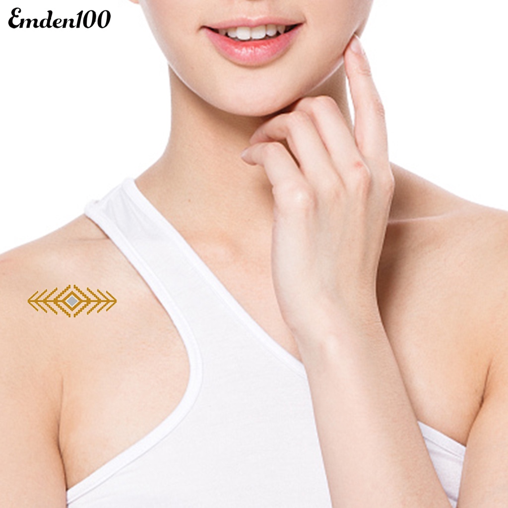 Hình Xăm Dán Tạm Thời Họa Tiết Lông Vũ Thời Trang