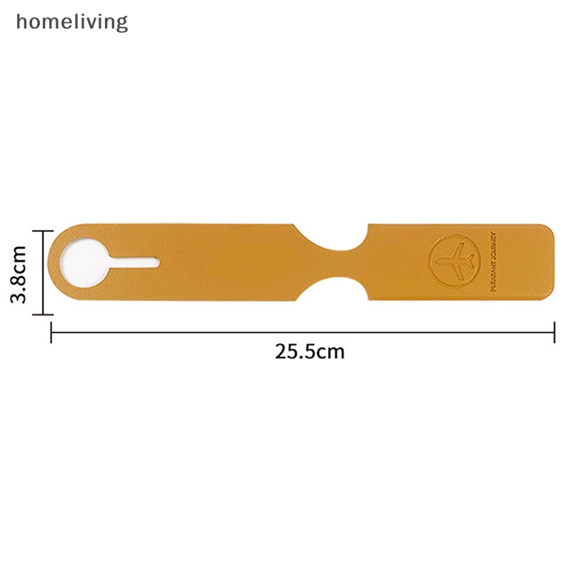 Thẻ Treo Hành Lý Bằng Da PU Nhỏ Gọn Tiện Dụng