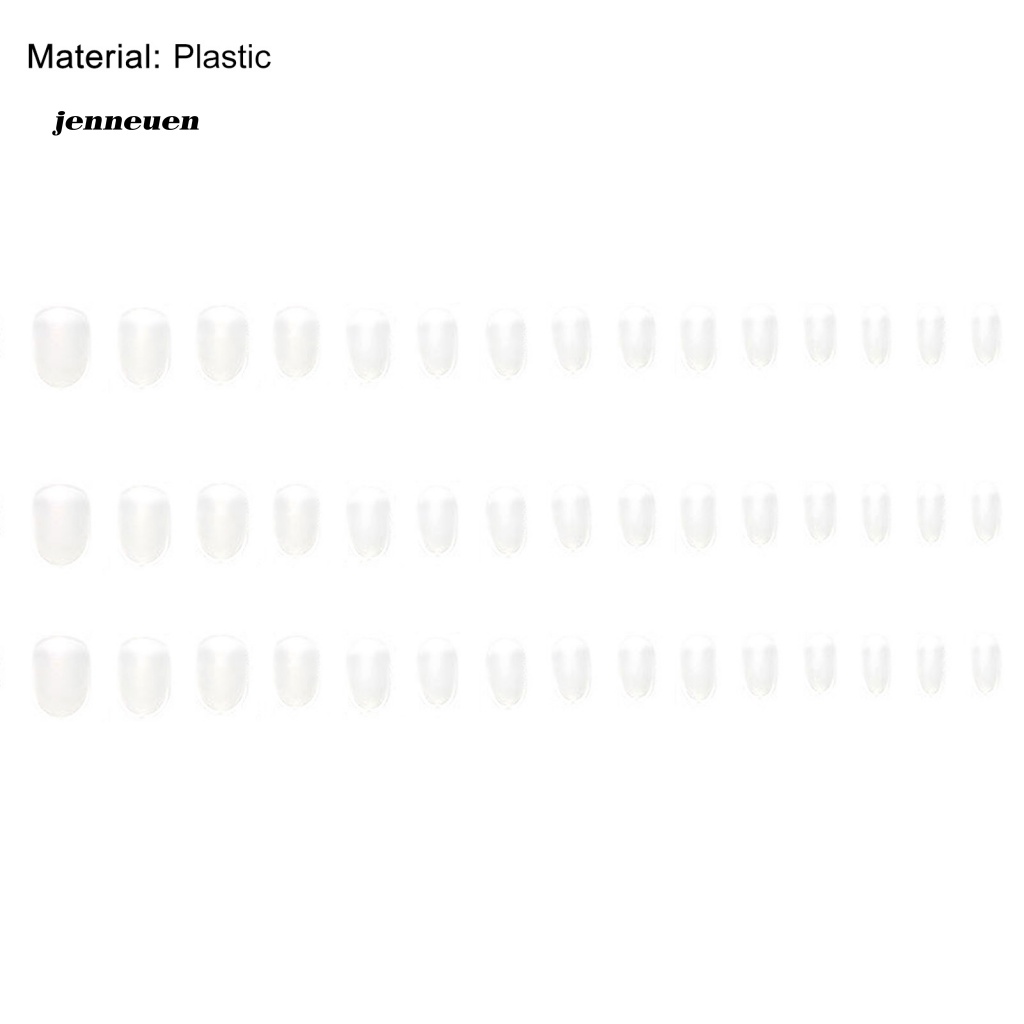 1 Hộp Móng Tay Giả JEN 1 Hộp Cực Dài Trong Suốt Linh Hoạt