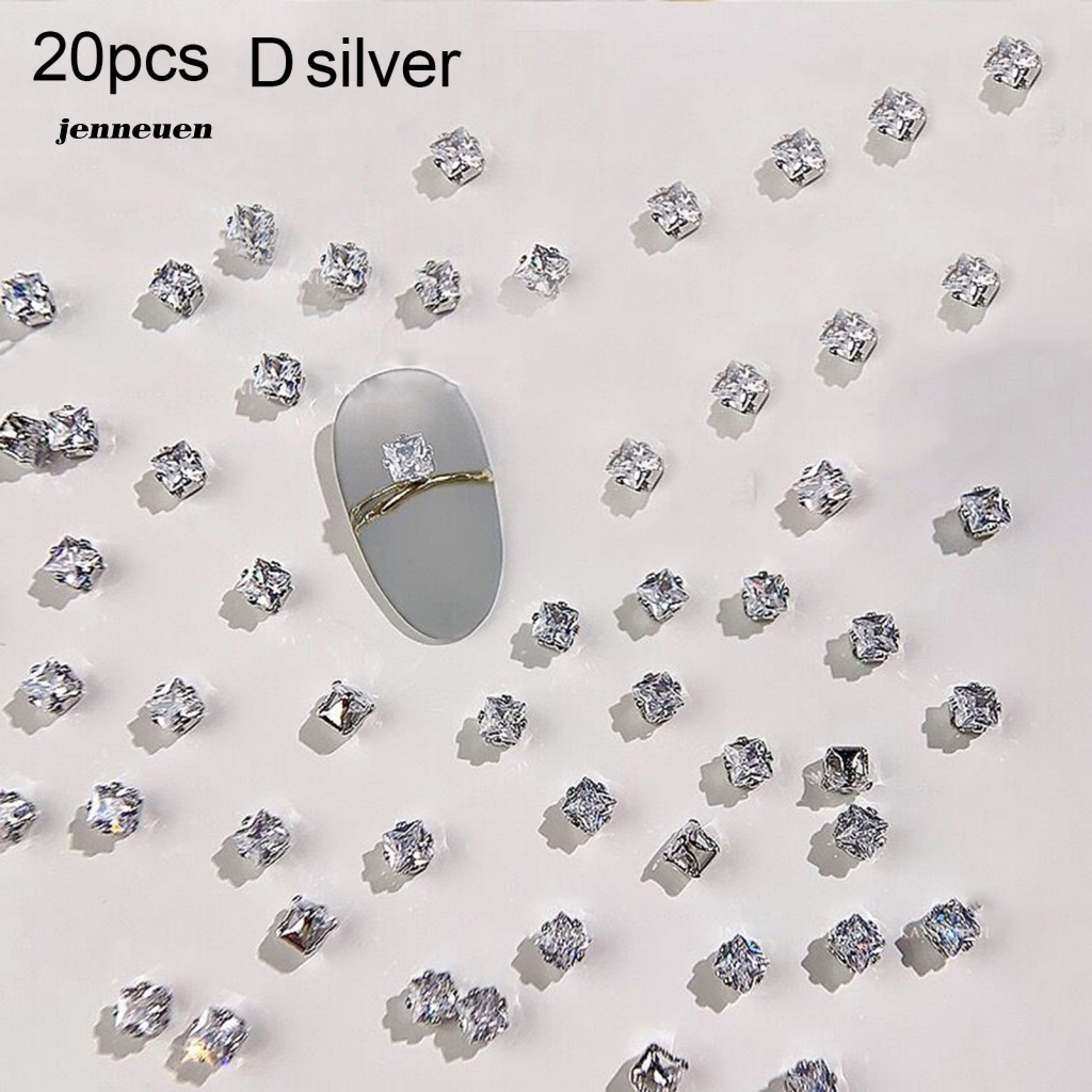 Bộ 20 Hạt Đá Hình Giọt Nước Mắt Ngựa Thân Thiện Với Môi Trường Trang Trí Móng Tay