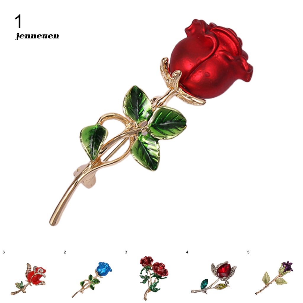 Ghim Cài Áo Hình Hoa Hồng Trang Trí