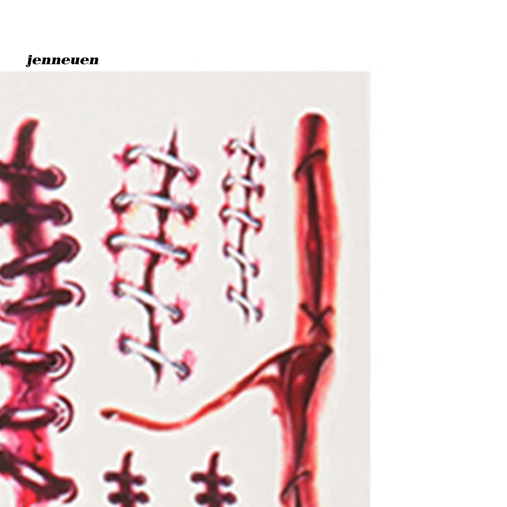 Bộ Hình Xăm Dán 8ml Dùng Hóa Trang Halloween Độc Đáo