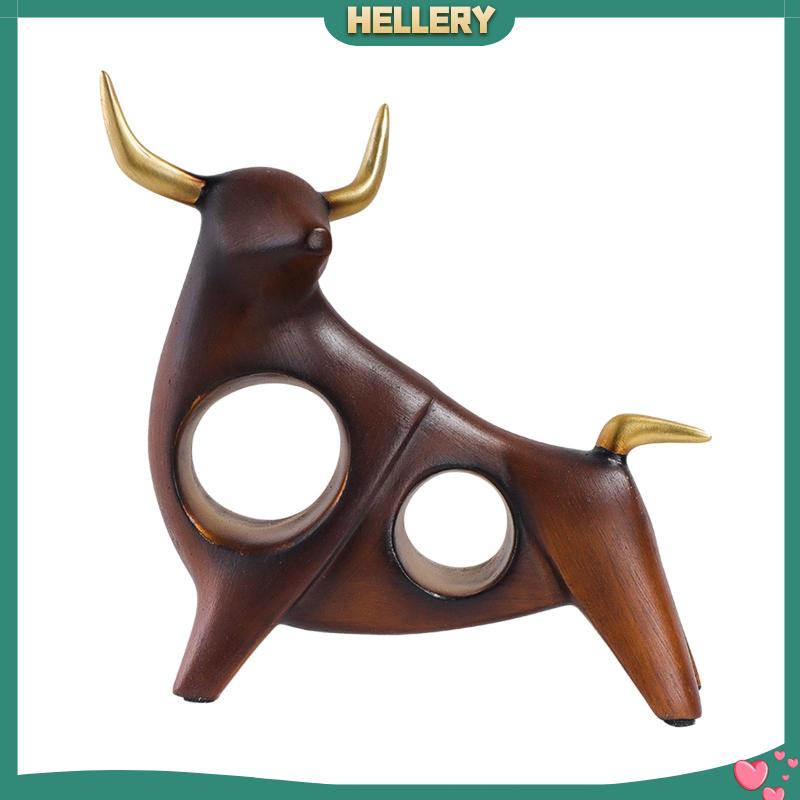 Mô Hình Bò Sữa Bằng Nhựa Resin Thủ Công Để Bàn Trang Trí Nhà Cửa / Văn Phòng