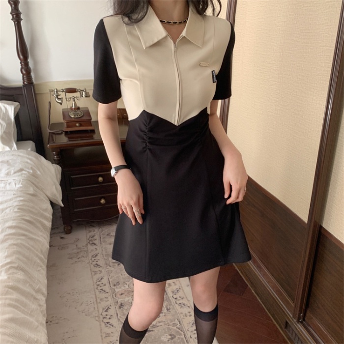 Đầm Dài Tay Ngắn Phong Cách Hàn Quốc Thiết Kế Mới Cho Nữ
