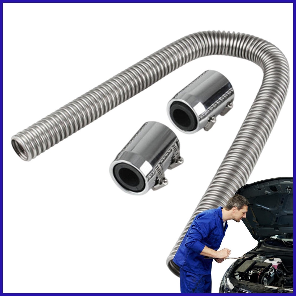 Bộ Ống Tản Nhiệt Động Cơ Xe Hơi Bằng Thép Không Gỉ Mềm Mại 24in 36in 48in Romvn