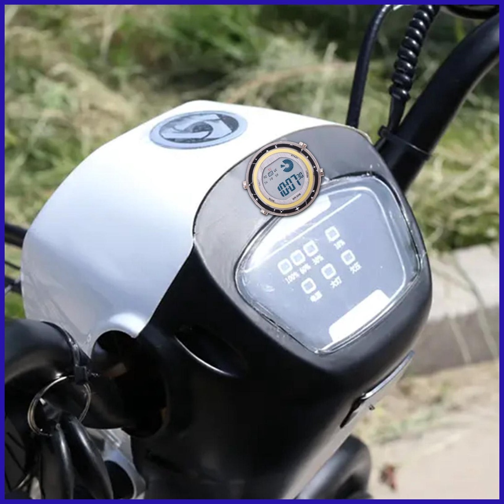Đồng Hồ Kỹ Thuật Số Dạ Quang Chống Thấm Nước Gắn Xe Máy Cho Hầu Hết Các Loại Xe Mô Tô SUVs Robpv