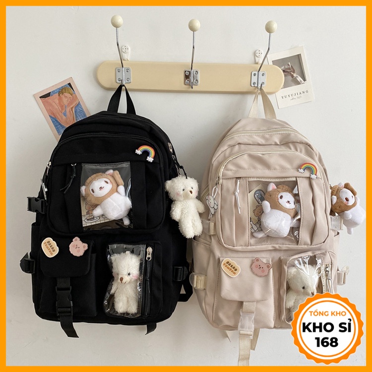Cặp sách đẹp hàng cao cấp dễ thương, balo nữ thời trang Ulzzang Hàn Quốc E1328