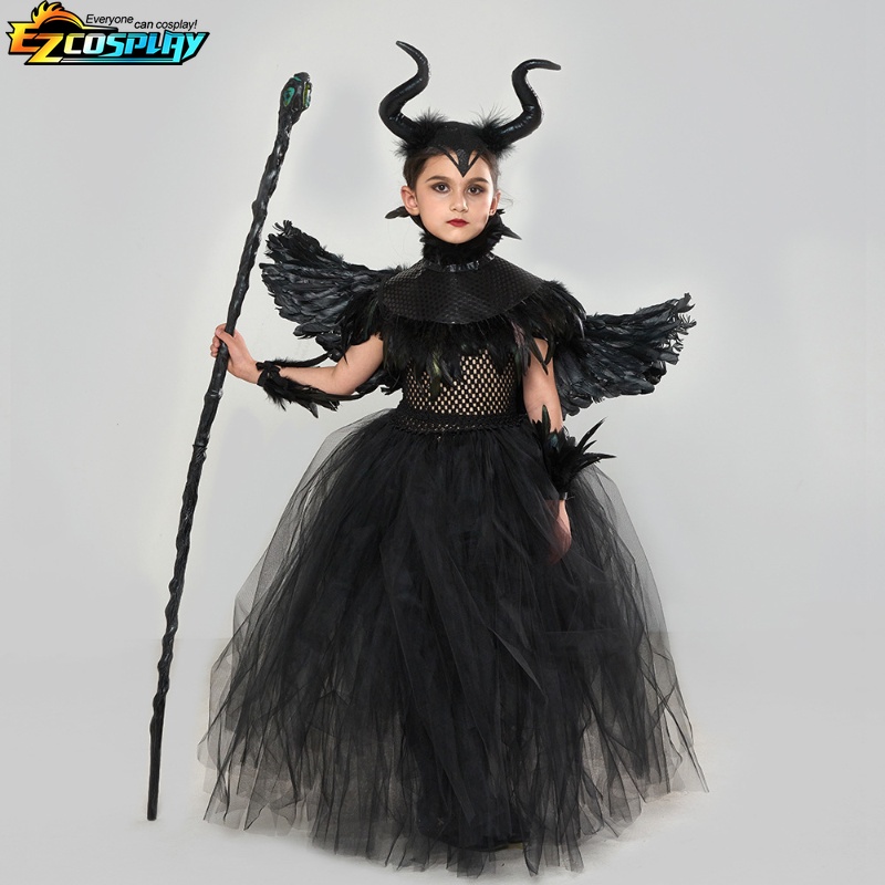 Trang Phục Hóa Trang Halloween Nhân Vật Phù Thủy Nhện 2023 Cho Bé Gái