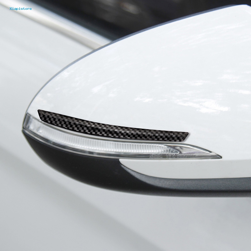 Bộ 4 Miếng Dán Cạnh Cửa Xe Hơi Chống Va Chạm Chống Trầy Xước Họa Tiết Sợi Carbon
