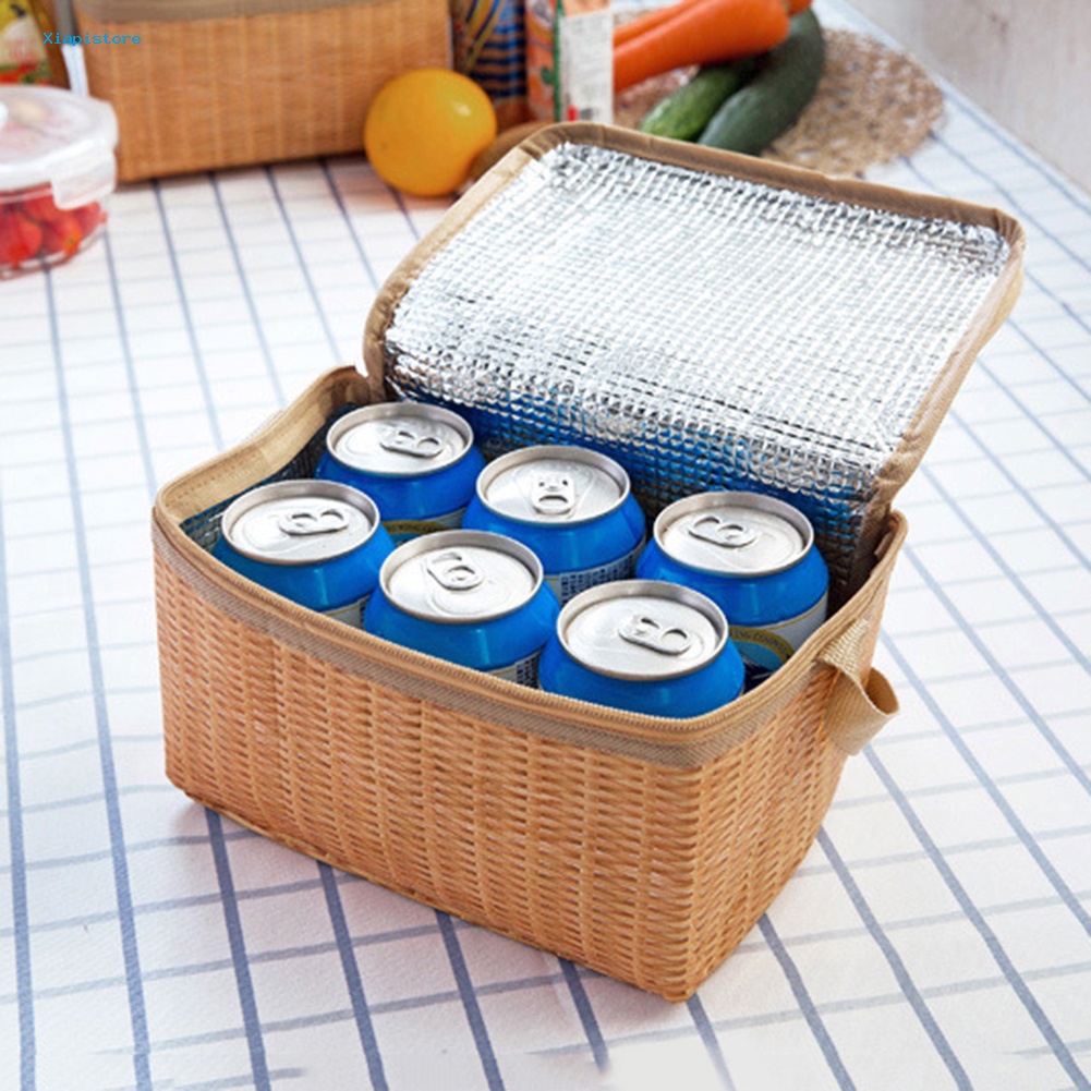 Túi Giữ Nhiệt Đựng Hộp Cơm Trưa Lót Lá Nhôm Tiện Dụng