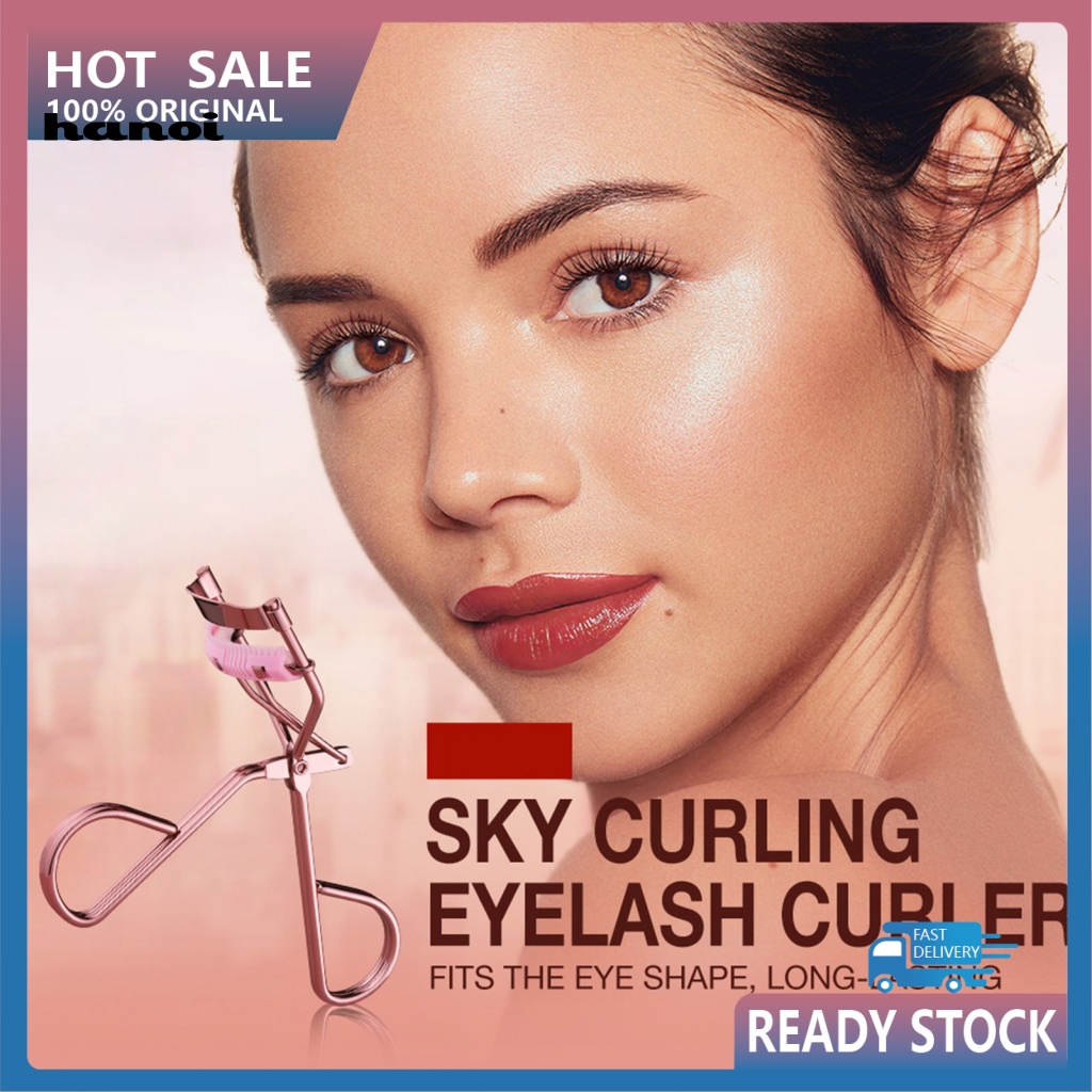 Dụng Cụ Uốn Cong Lông Mi Tự Nhiên Bằng Cao Su Dẻo Kèm Lược Tiện Dụng