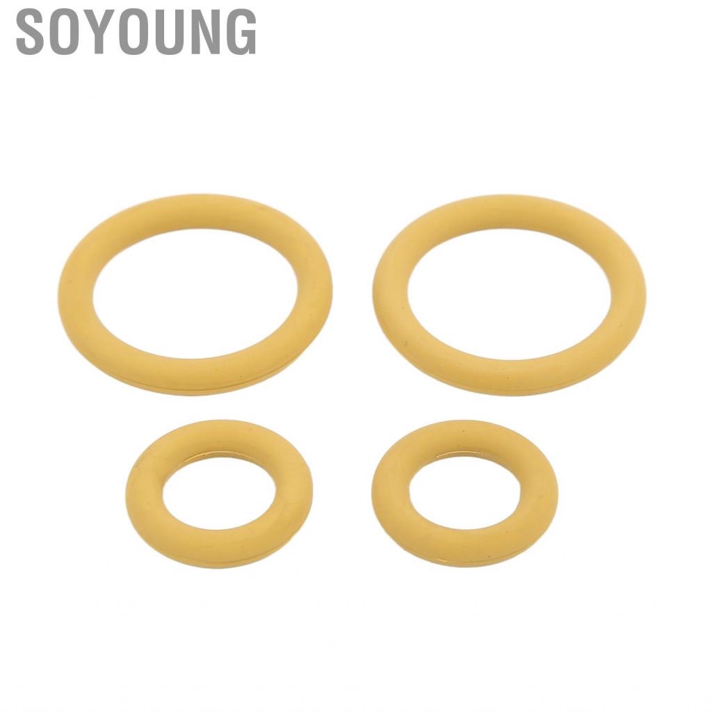 Soyoung Turbo Pedestal O Ring Gaskets  Rubber High Precision 4pcs F4TZ‑6N653‑A for Car