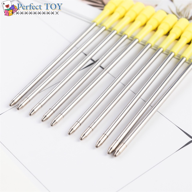 Bút Bi Đầu Kim Loại Ngòi 82mm Có Đính Đá Lấp Lánh