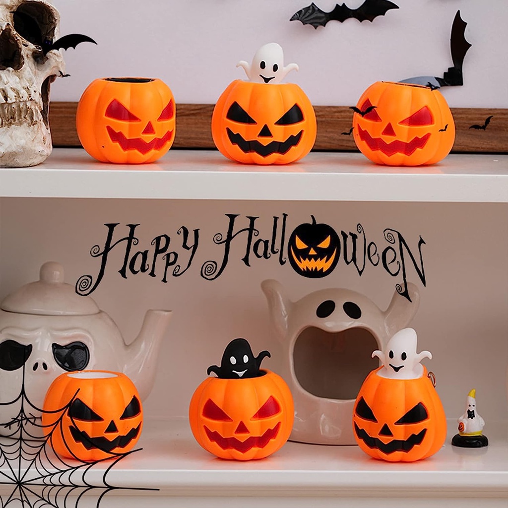 Bóng Cao Su Hình Ma Bí Ngô Trang Trí Halloween