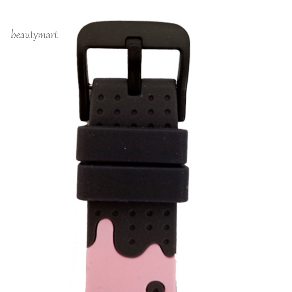 Vòng Đeo Tay Silicone Chống Mài Mòn 20mm beautymartm1 Cho Đồng Hồ Thông Minh 20mm