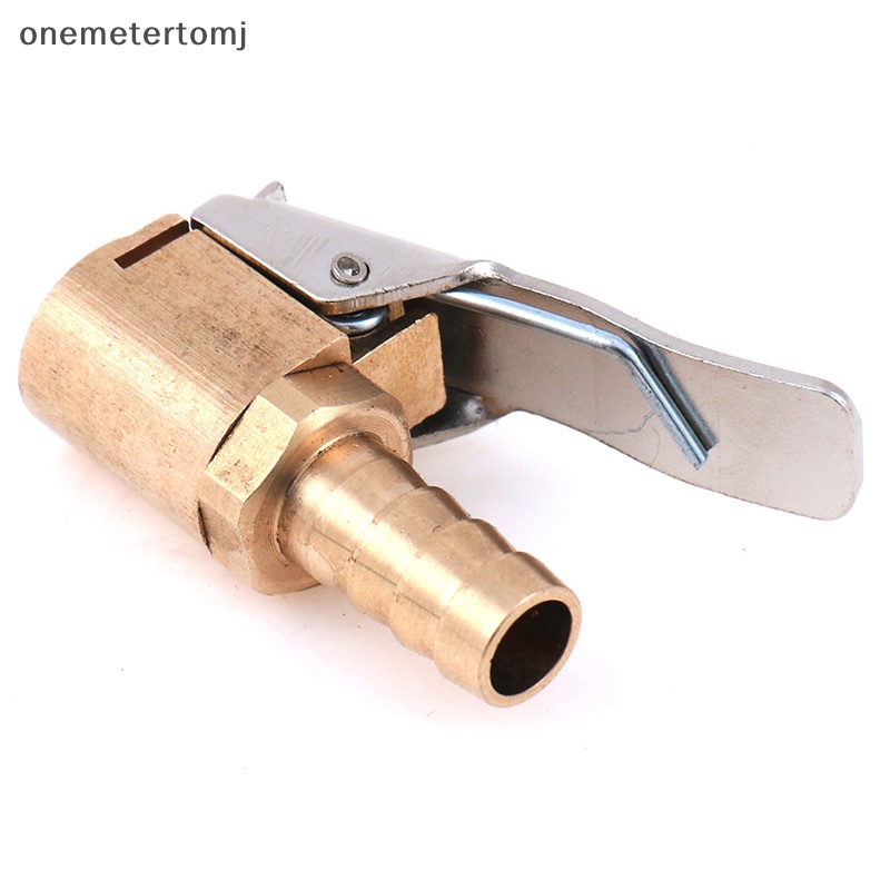 Onemetertomj Kẹp Van Bơm Lốp Xe Hơi Tự Động Bằng Đồng Thau 6 / 8mm
