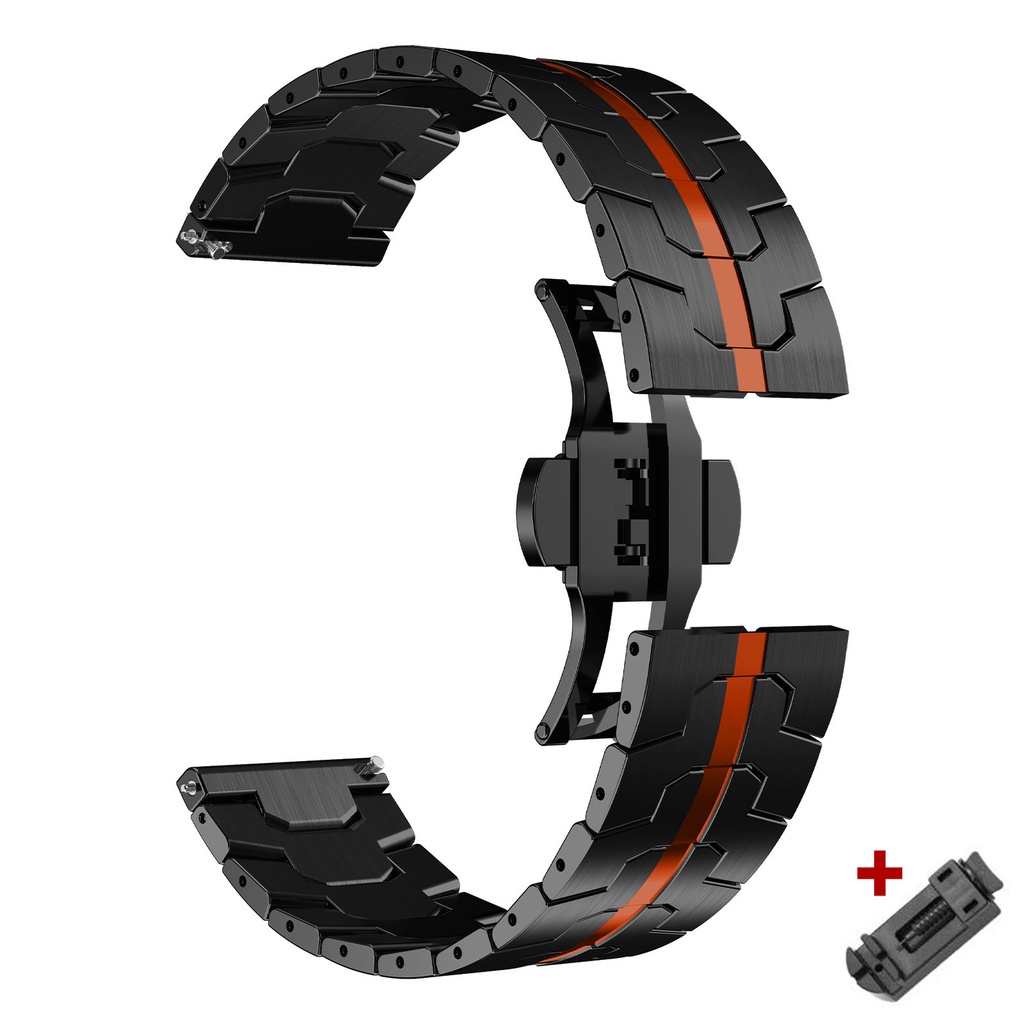 Dây Đeo Titan 22mm Cho Đồng Hồ Thông Minh Huawei Watch 4 Pro GT3 46mm